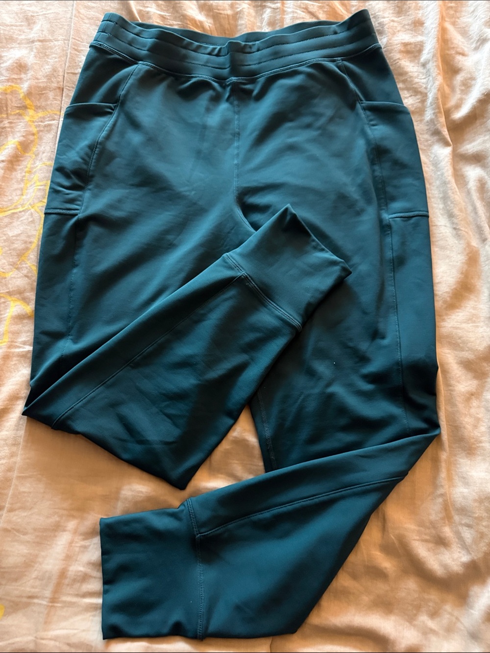 Fabletics hunter green Athletic Jogger Pants